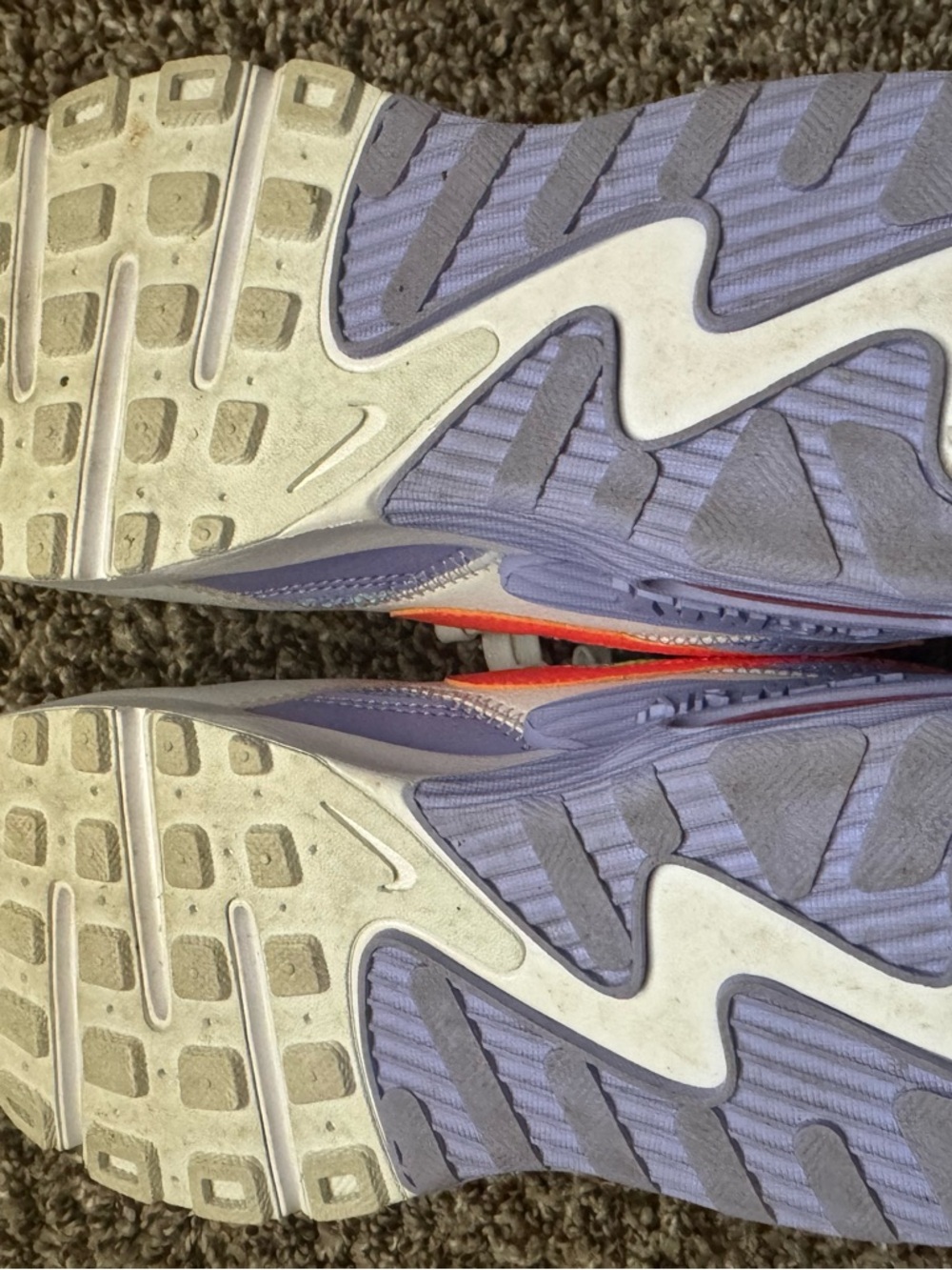 Nike Air Max Sneakers with Coral Swoosh and Rainbow Mesh - Picture 8 of 8